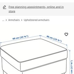 Ikea footstool,