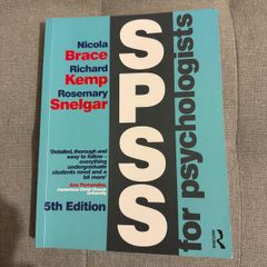 SPSS for Psychologists