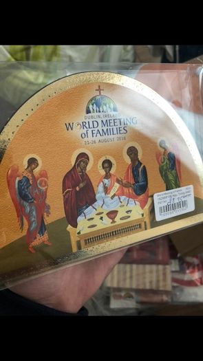 Catholic world meeting Dublin 2018 plaque