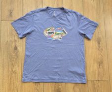 Converse Sticker Collage Men's Graphic T-Shirt Size Large