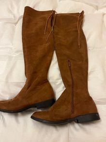 Over The Knee Tan Boots