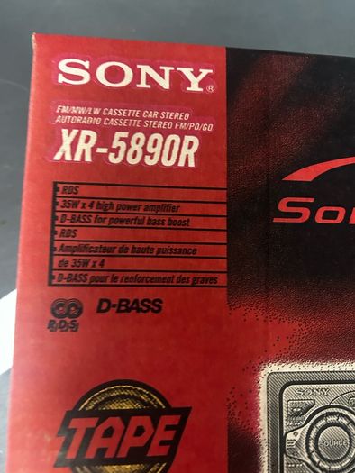sony cassete