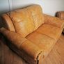 leather sofa 2 seater x2 Image 4