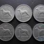 10 Irish 6 pence coins (1940-1968) Image 5