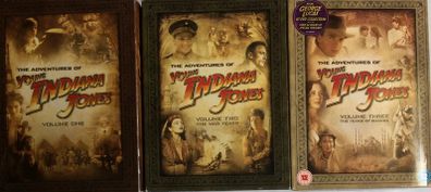 The Adventures Of Young Indiana Jones - Volume 1-3  [DVD TV Digipack Boxsets] Regions 1 & 2