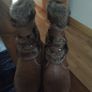 Tan fur ankle boots Image 3