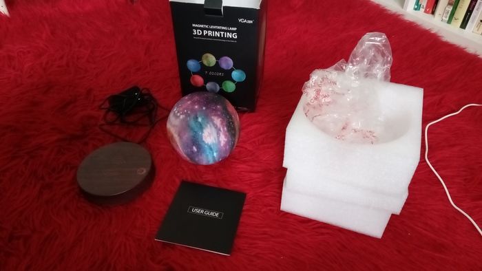 Magical Levitating Moon Lamp Magnetic Rotation Light Show