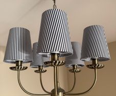M&S striped chandelier ceiling light
