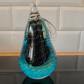 Collectors .. glass paperweight PEAR
