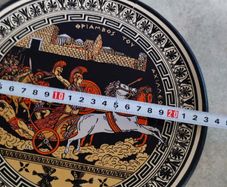 Set Of 2 Greek Hanging Plates.