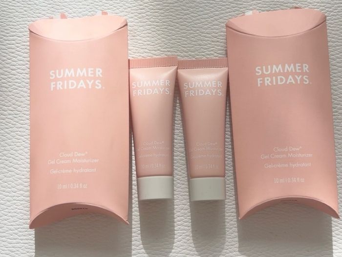 Summer Fridays Cloud Dew Gel Cream Moisturiser 10ml x 2