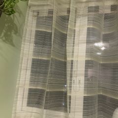 Light cream curtain