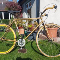 Vintage Puch rebuilt as fixie