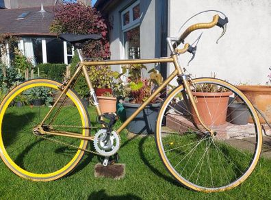 Vintage Puch rebuilt as fixie