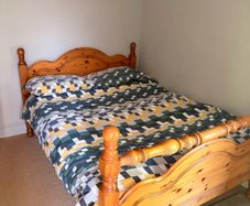 Double bed base and mattress