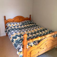 Double bed base and mattress