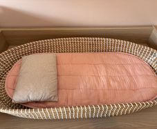 Seagrass baby changing basket
