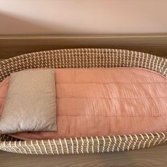 Seagrass baby changing basket