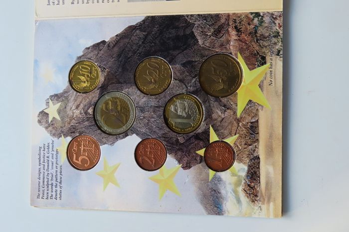 United Kingdom euro Patten coins set 2002