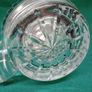 Vintage German Crystal Glass Beer Stein  / Tankard /  Lidded Image 5