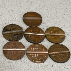 Telephone Token Italian lot of 7