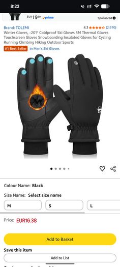 Ski gloves