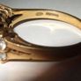 Vintage 18ct Gold & Diamond Ring Image 8