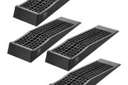 Car Ramps 4 PCS 9072 kg GVW Capacity 65 mm Lift Height, Portable Low Profile Car Service Ramps for Home Garage Maintenance &amp; Oil Changes, Heavy Duty for Low Chassis Vehicle &amp; Support Jack