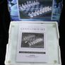 Limited Edition Elegant Glass Chess Set. Clear and Opaque pieces. New, Open Box. Image 6