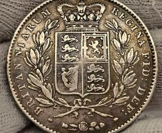 Great Britain 1845 Silver Crown