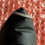 9ct White Gold Diamond Eternity Ring Size U 2grams 14 Diamonds 0.22ct Image 8