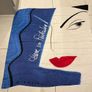 Diane Von Furstenberg - Huge Blue Colorful Silk Scarf Image 2