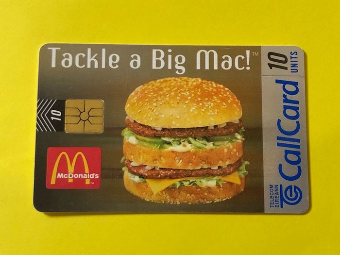 Callcard 1212 Mc Donalds Gemplus Variations