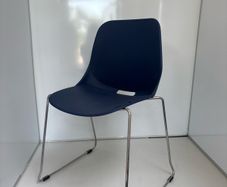 Blue office chair