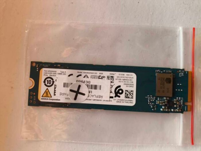 Brand New 512GB NVMe Kioxia M.2 2280 Pcie 4.0 X4 4800/4000mb/s 300TBW