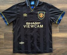 Manchester United away 1993 1994 football shirt