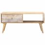 Coffee Table 88x60x40 cm Solid Mango Wood Image 3