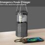 Solar Camping Lantern, 3000mAh Rechargeable Hand Crank LED Flashlight, Ultra Bright Tent Light, Portable USB Charger, Outdoor Electronic Lamp for Emergencies (FREE POSTAGE) Image 4