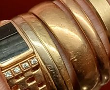 Gold rings