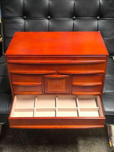 Mele & Co Empress Large Wooden Jewelry Box