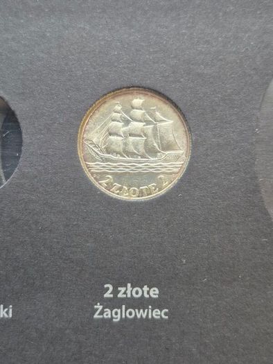 Poland 2 zlote silver coin 1936 Seaport
