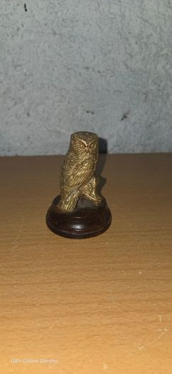 brass owl figurine