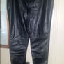 BNWT Missguided Nicole Faux leather Biker Black trousers sizeUK12 EUR40 Postage included Image 6
