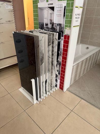 Tile shop liquidation clear out.