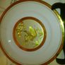 nice plate with gold rim details Image 2