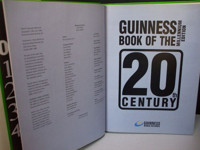 SALE!  GUINNESS Book of the 20th Century - Millennium Edition