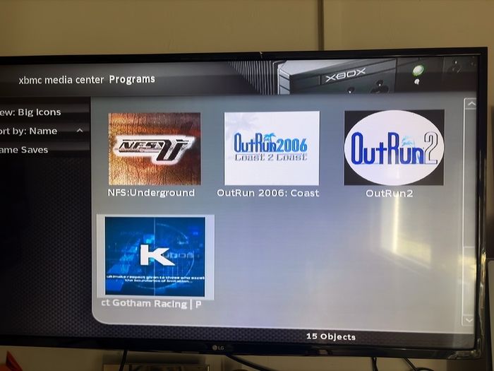 Xbox Original modded XBMC