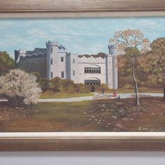 Original Framed Oil Painting of Malahide Castle signed E. Killeen and dated 1977.  Professionally framed and in very good condition. A lovely piece of Irish art that would make an excellent addition to any home, office or collection.  Original painting  S