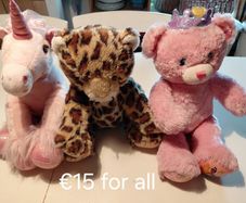 Build a Bear teddies and accessories, Design a Friend dolls and accessories