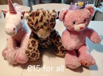 Build a Bear teddies and accessories, Design a Friend dolls and accessories